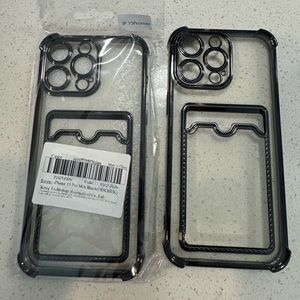 iPhone 15ProMax case with a card holder